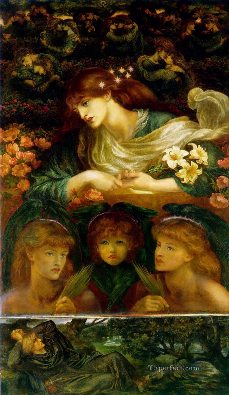The Blessed Damozel Pre Raphaelite Brotherhood Dante Gabriel Rossetti Oil Paintings